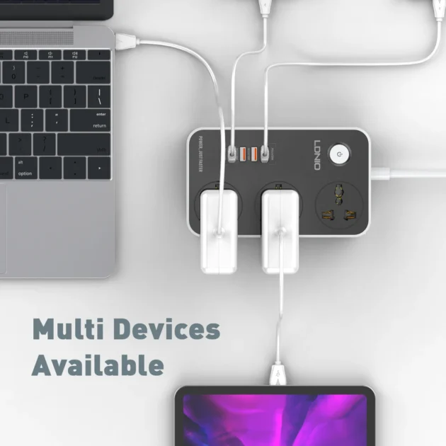 Multiprise+Chargeur Fast LDNIO 2500W